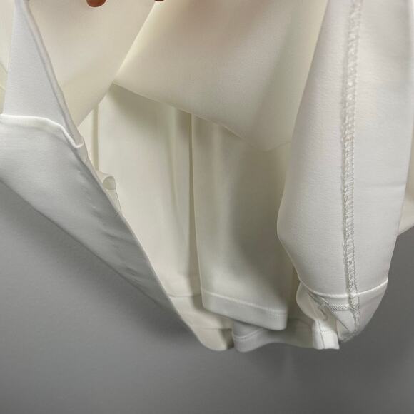 Calvin Klein White Bell Sleeve Dress Size 8 - Picture 9 of 9